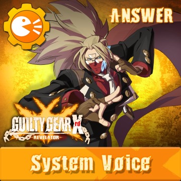 システムボイス アンサー Guilty Gear Xrd Revelator Ps3 Uopss