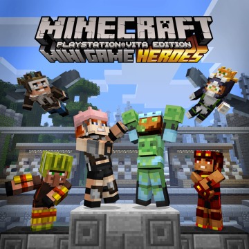 Minecraft ミニゲームヒーローズ スキンパック Minecraft Playstation Vita Edition Ps Vita Uopss